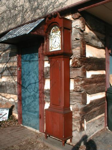 Tall case clock with 8-day 'wag' movement. — Antique Clocks Price Guide