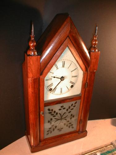 J.C. Brown Clock Company manufactured for Daniel Pratt, Reading, Mass. — Antique Clocks Price Guide