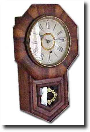 Ansonia Clock Co. Schoolhouse Regulator, c.1900-1905 — Antique Clocks Price Guide