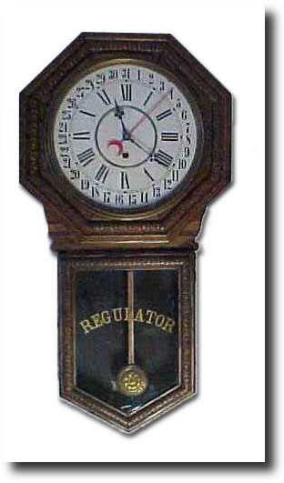 Waterbury Clock Co. Regulator, c.1900 — Antique Clocks Price Guide