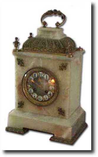 French Marble Japy Freres mantel clock, c.1870 — Antique Clocks Price Guide
