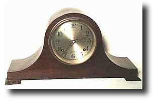 Herschede Tambour mantel clock, c. 1920 — Antique Clocks Price Guide