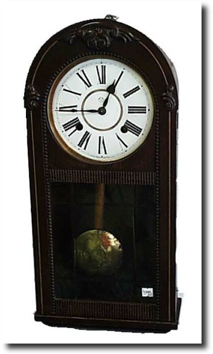 Ansonia Wall Clock With Porcelain Dial — Antique Clocks Price Guide