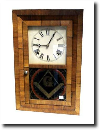 Miniature OG with Mason's Reverse Painted Glass — Antique Clocks Price Guide