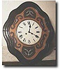 French Picture Frame Wall Clock, c. 1880