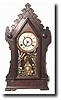 New Haven Clock Co. walnut parlor clock, c. 1881