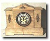 Ansonia marble mantel clock, c. 1881-2