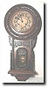 c. 1890, Drop Trunk Wall Clock