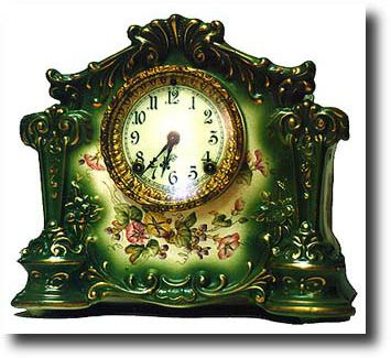 Ansonia Porcelain Table Clock — Antique Clocks Price Guide