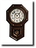 Miniature Schoolhouse Clock-time and strike