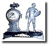 New Haven Standing Figural Statue Clock