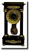 French Marble Portico Clock