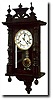 German Mini R.A. Regulator Wall Clock