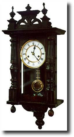 German Mini R.A. Regulator Wall Clock — Antique Clocks Price Guide