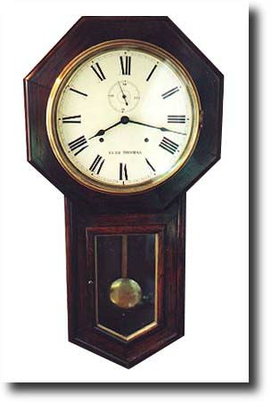 Seth Thomas Long Drop School House Regulator — Antique Clocks Price Guide