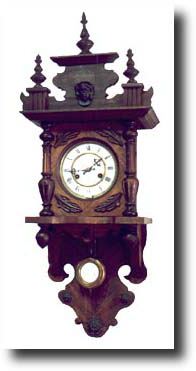 German Free Swinger Wall Clock — Antique Clocks Price Guide