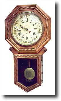 New Haven Long Drop School House Clock — Antique Clocks Price Guide