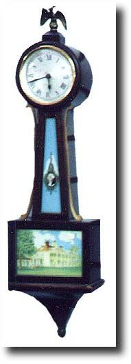 Seth Thomas Miniature Banjo Clock — Antique Clocks Price Guide