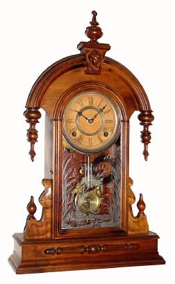 C.1885, Wm. L. Gilbert ÒPARISIANÓ, walnut shelf clock. — Antique Clocks Price Guide