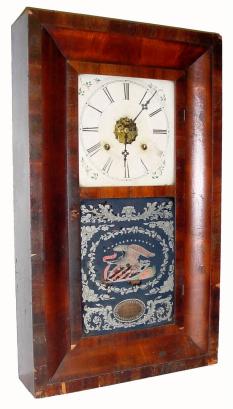 C.1860, Ansonia Brass Co., 30-hour OG, 2-weight time and strike. — Antique Clocks Price Guide
