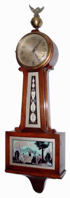 C.1930, New Haven ÒWHITNEY Óbanjo clock, 8-day time only, pendulum movement. — Antique Clocks Price Guide