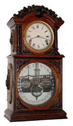 C.1880, Ithaca Calendar Clock Co, ÓParlor Calendar No. 3.5Ò, incomplete. — Antique Clocks Price Guide