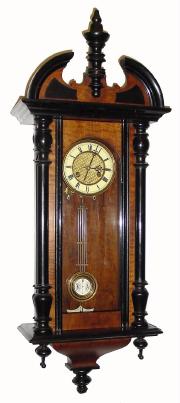 C.1900, German, Walnut ÒR-AÓ wall regulator, 8-day, spring driven, time and strike. — Antique Clocks Price Guide