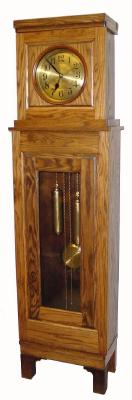 C.1920, German 2-Weight movement, now in a modern oak tall case. — Antique Clocks Price Guide