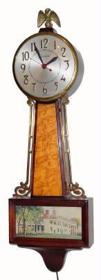 C.1950, Sessions, ÓModel 463-WÒ, 110v electric banjo clock.. — Antique Clocks Price Guide