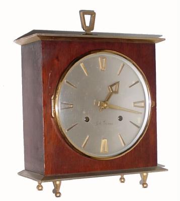 C.1952, Seth Thomas, (div General Time), Deco styled mantel clock with imported German movement and 2-note bim-bam strike. — Antique Clocks Price Guide