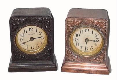 Lot of 2: C.1900, Western Clock Mfg, Chicago, two ÓIRONCLAD.Ò — Antique Clocks Price Guide
