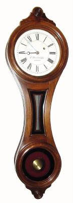 C.1978, E. Howard and Co., ÓRegulator No. 10Ò, figure 8 walnut cased timepiece, weight driven, 8-day. — Antique Clocks Price Guide