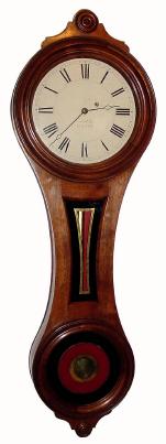 C.1885, E. Howard and Co, ÓRegulator No. 8Ò figure 8, in black walnut. — Antique Clocks Price Guide