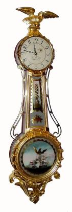 C.2002 (dated case) Foster S. Campos, ÒGIRANDOLEÓ, with a burnished gold leaf case. — Antique Clocks Price Guide