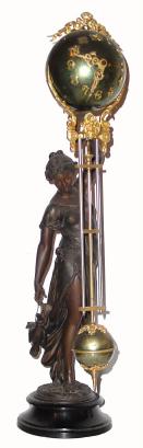 C.1890, Ansonia ÓHuntress Ball SwingÒ, timepiece, 8-day. — Antique Clocks Price Guide