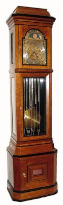 C.1910, German, Rob Pleissner, Dresden, Musical 8-tube/5-gong quarter chime, moon phase, with 24Ó Polyphone in base. — Antique Clocks Price Guide