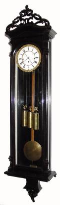 C.1850, Austrian, Late Biedermeier, 3-Wt grand sonnerie wall clock. — Antique Clocks Price Guide