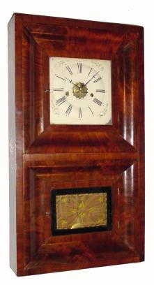 C.1840, Forestville Mfg Co, Bristol, Ct, ÓDouble Deck OGÒ, eight day, 2-weight. — Antique Clocks Price Guide