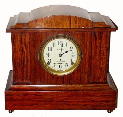 C.1910 Seth Thomas Clock Co., ÓChime Clock No. 1 SpecialÒ, 8-day Westminster chime on 4-bells ÓSonora chimeÒ mantel clock. — Antique Clocks Price Guide