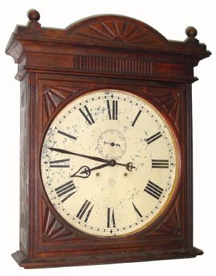 C.1896, Seth Thomas ÓLobby, 18 InchÒ, less bottom, in oak, 15 day pendulum movement. — Antique Clocks Price Guide