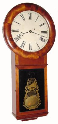 C.1875 Seth Thomas Clock Co., ÒRegulator No. 2Ó, 8-day wall regulator timepiece. — Antique Clocks Price Guide