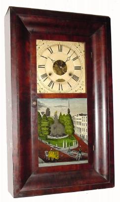 C.1847, Seth Thomas OG, 30-hour, mahogany, 2-wt. — Antique Clocks Price Guide
