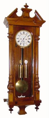 C.1880, Austrian, 2-Wt ÒVienna RegulatorÓ, a nice small size with 5.5Ò dial. — Antique Clocks Price Guide