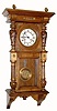 C.1890, German, Spring driven wall regulator, 8-day time and strike, in a walnut case, changed movement. 