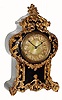 C.1895, F. Kroeber, New York, ÓVersaillesÒ cast iron mantel clock with polished enamel finish and painted white metal overlay. 