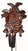 C.1910, American Cuckoo Clock Co, Philada, 30 hour, bird and seven leaf cuckoo clock.
