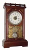 C.1880, Seth Thomas ÓOMAHAÒ, walnut cased clock from the famous City Series, 8-day time and strike. 