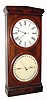 C.1875 Seth Thomas Clock Co., ÒOffice Calendar No. 2Ó, 8-day time/calendar shelf timepiece. 