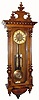 C.1890, German, Junghans, 2-weight wall regulator in the Viennese style. 