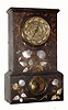 C.1848 Terry and Andrews, Ansonia, Conn., 8-day time/strike iron case with MOP mantel clock. 